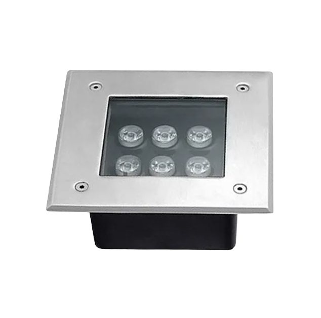 Грунтовый светильник RSD-03 Square (RSD-03*6W 6Вт 600Lm 120x120 мм IP65)