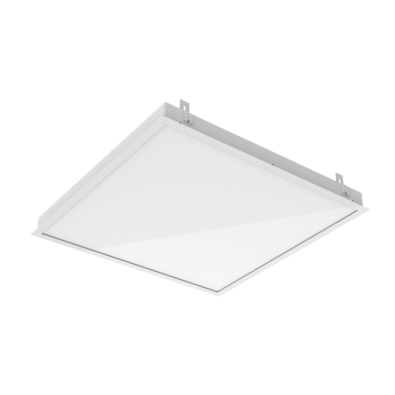 Светильник для Грильято VARTON GR070/F 2.0 С РАМКОЙ (V1-R3-00010-30OPA-4003530  35 Вт 3000 K с рассеивателем опал 619х619х50 мм с планками для подвеса IP40 монтажный размер 588х588 мм аварийный)